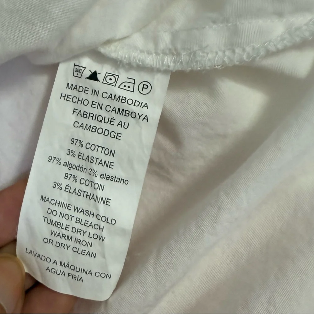 Michael Kors White Long Sleeve/ 3/4 Top
